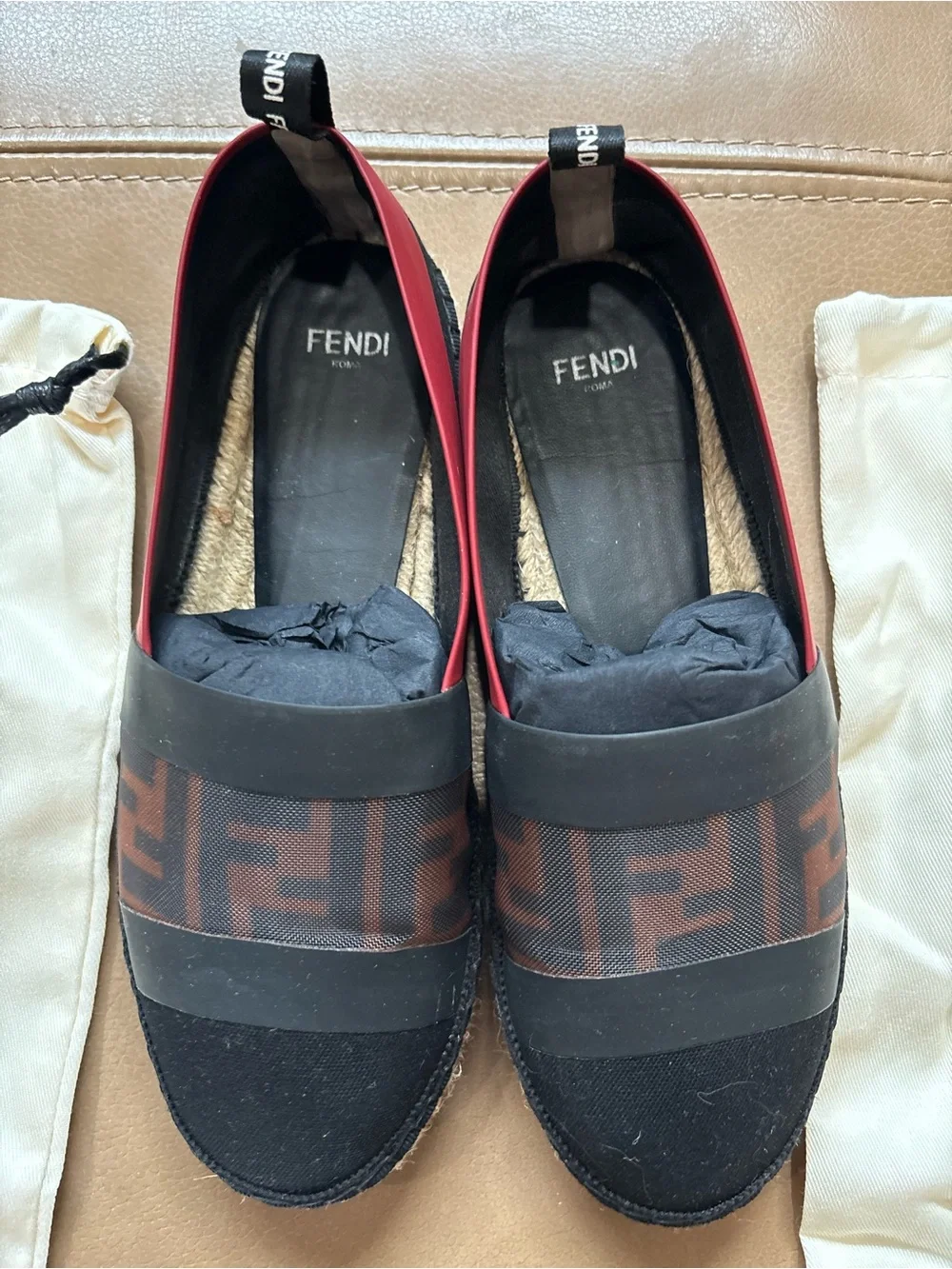 Fendi espadrille flats